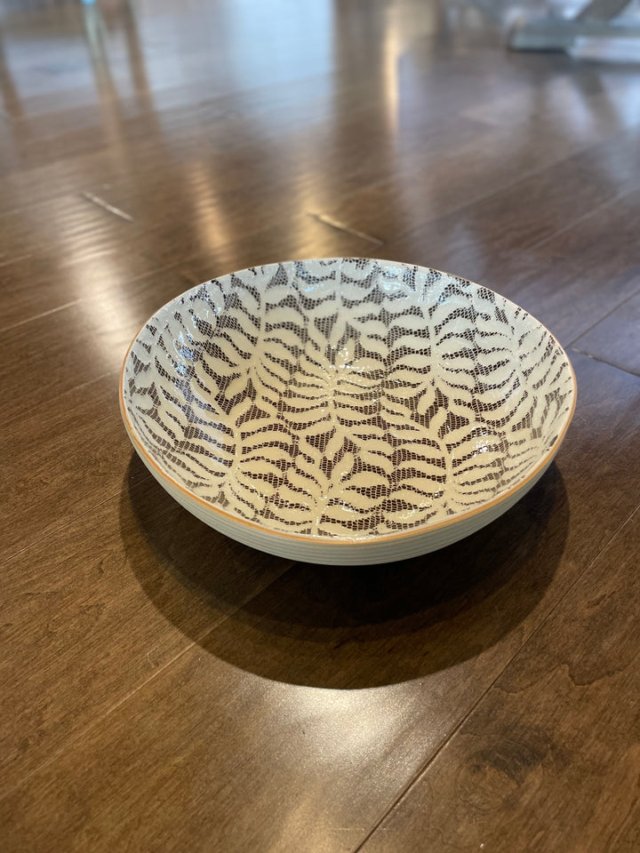 Medium Serve Bowl Fern Chestnut