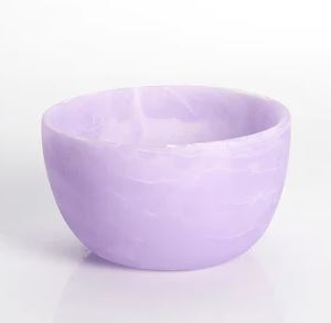 Deep Bowl Medium Lavender Swirl