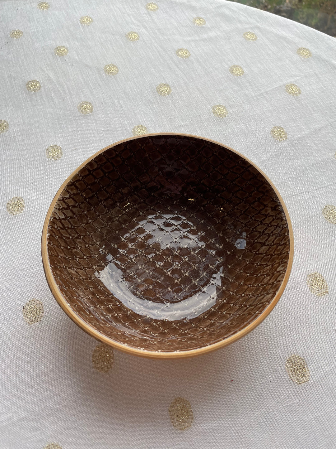 Rimless Soup Chestnut Mosaic