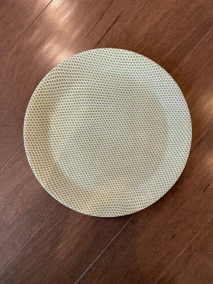 Honeycomb Citrus Dinner Plate