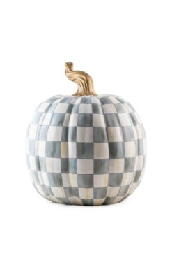 Sterling Check Pumpkin Large