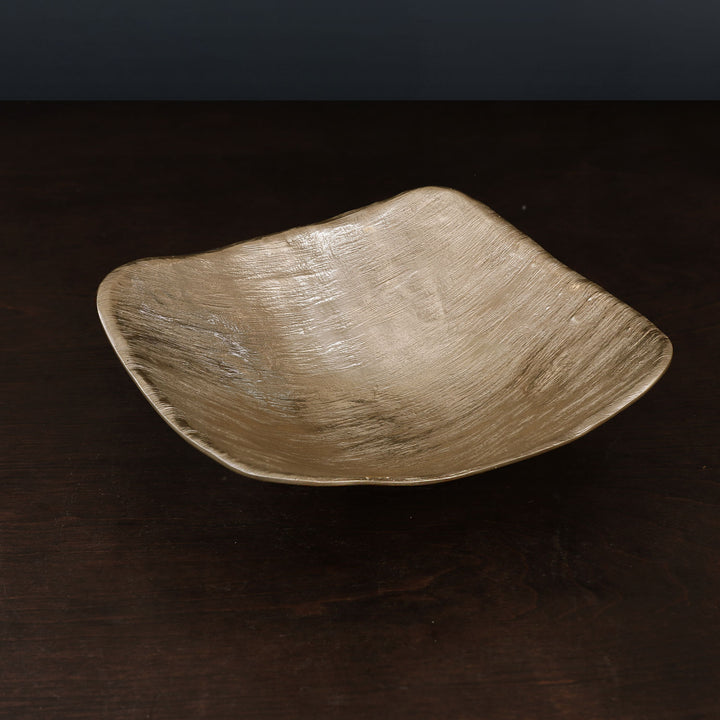 Sierra Modern Strie Jena Medium Bowl Gold