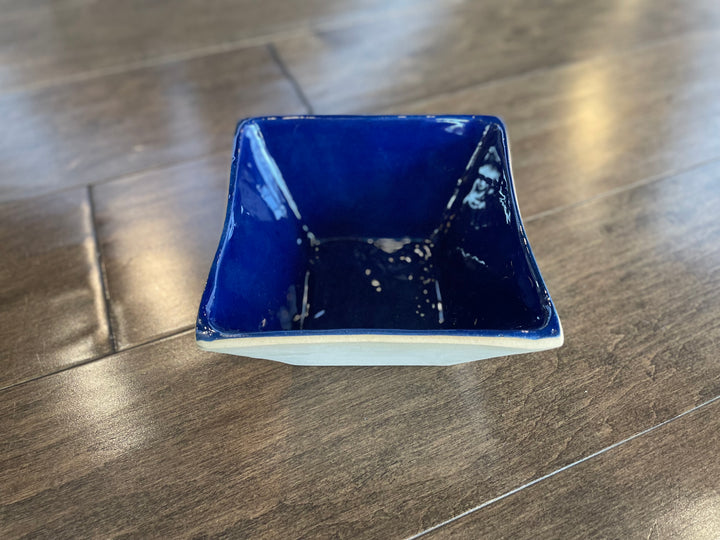 Square Cobalt Dip Bowl