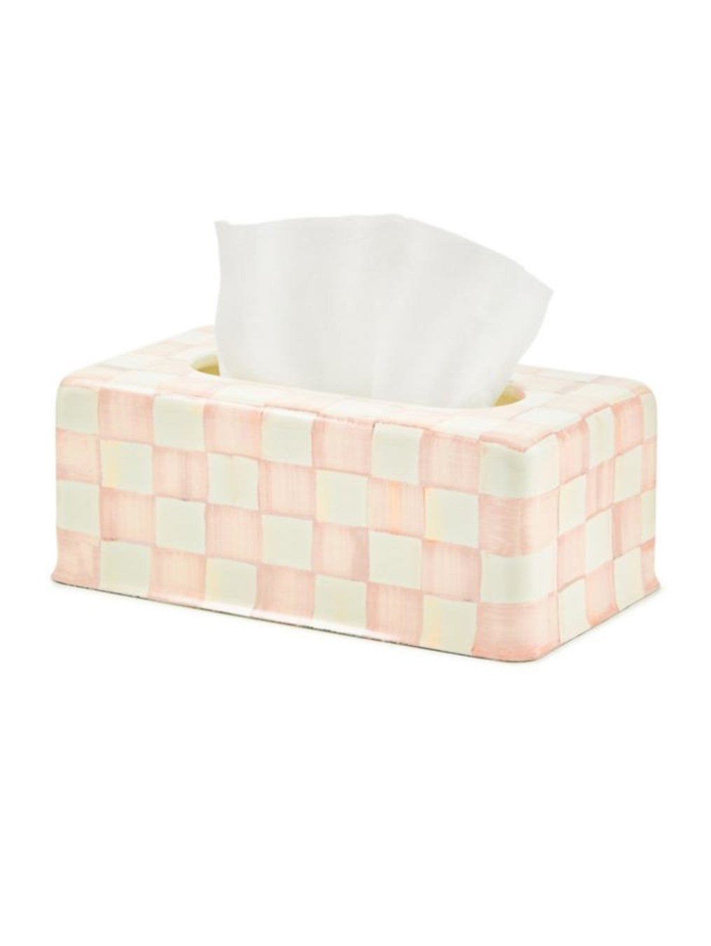 Rosy Check Standard Tissue Box Cover