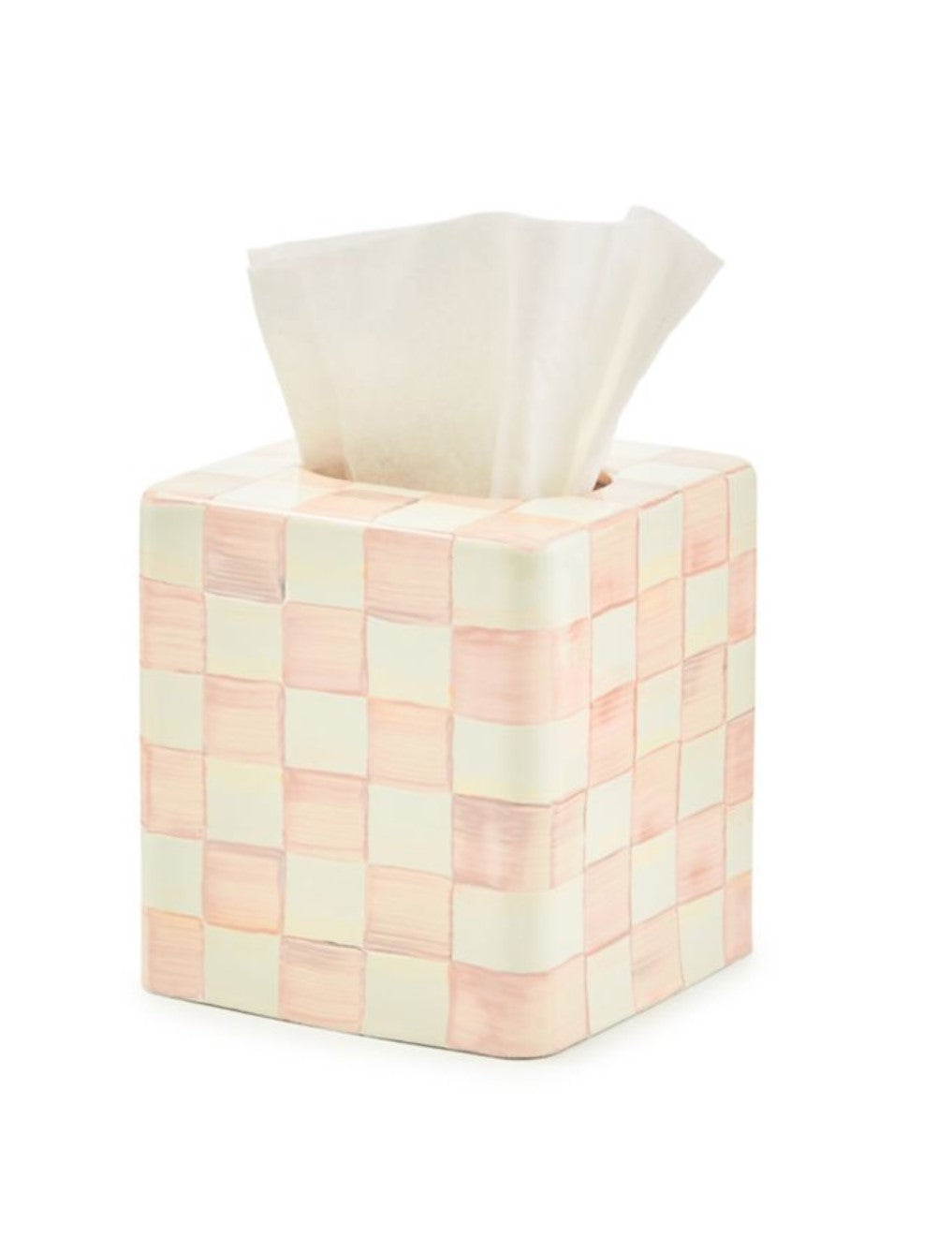 Rosy Check Boutique Tissue Box Cover