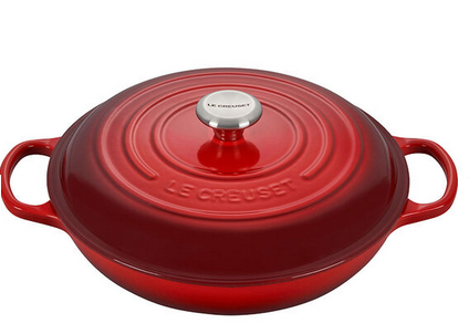 Signature Round Braiser 3.5 QT. Cerise