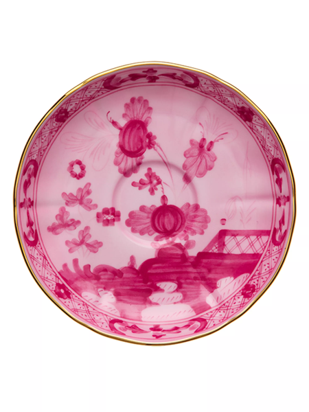 Ginori Tea Saucer Oriente Italiano Porpora