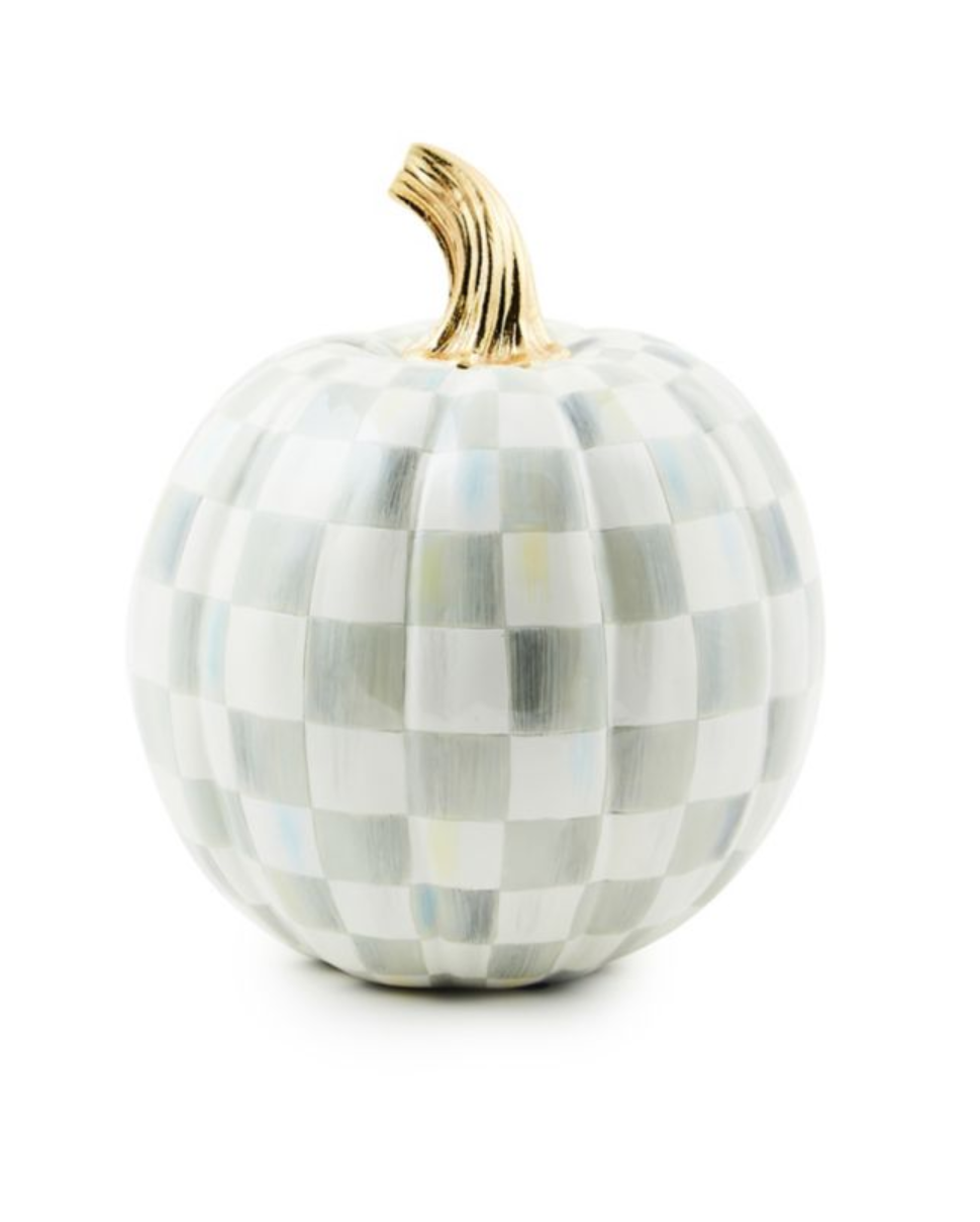 Sterling Check Pumpkin Small