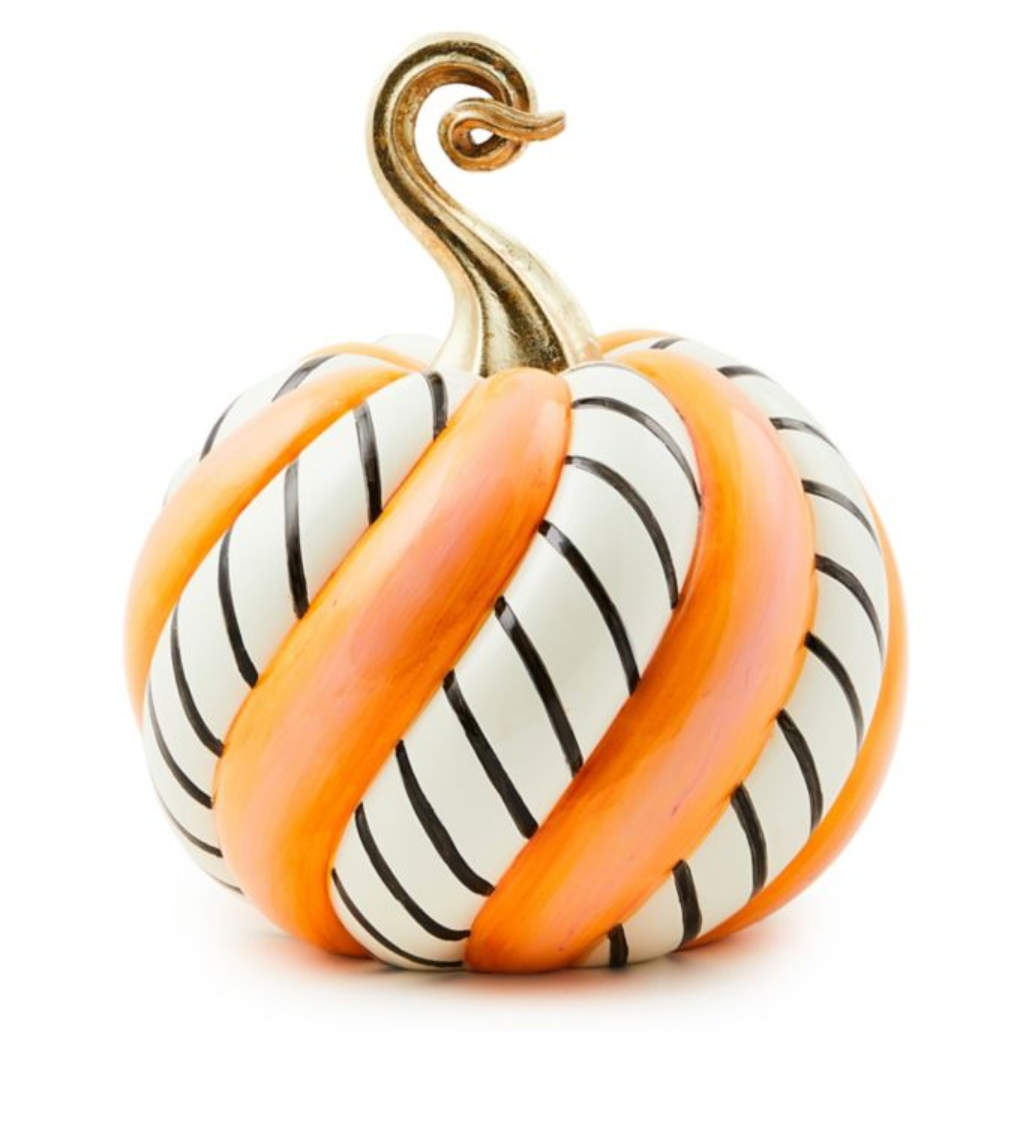 Trick or Treat Candy Swirl Pumpkin Medium