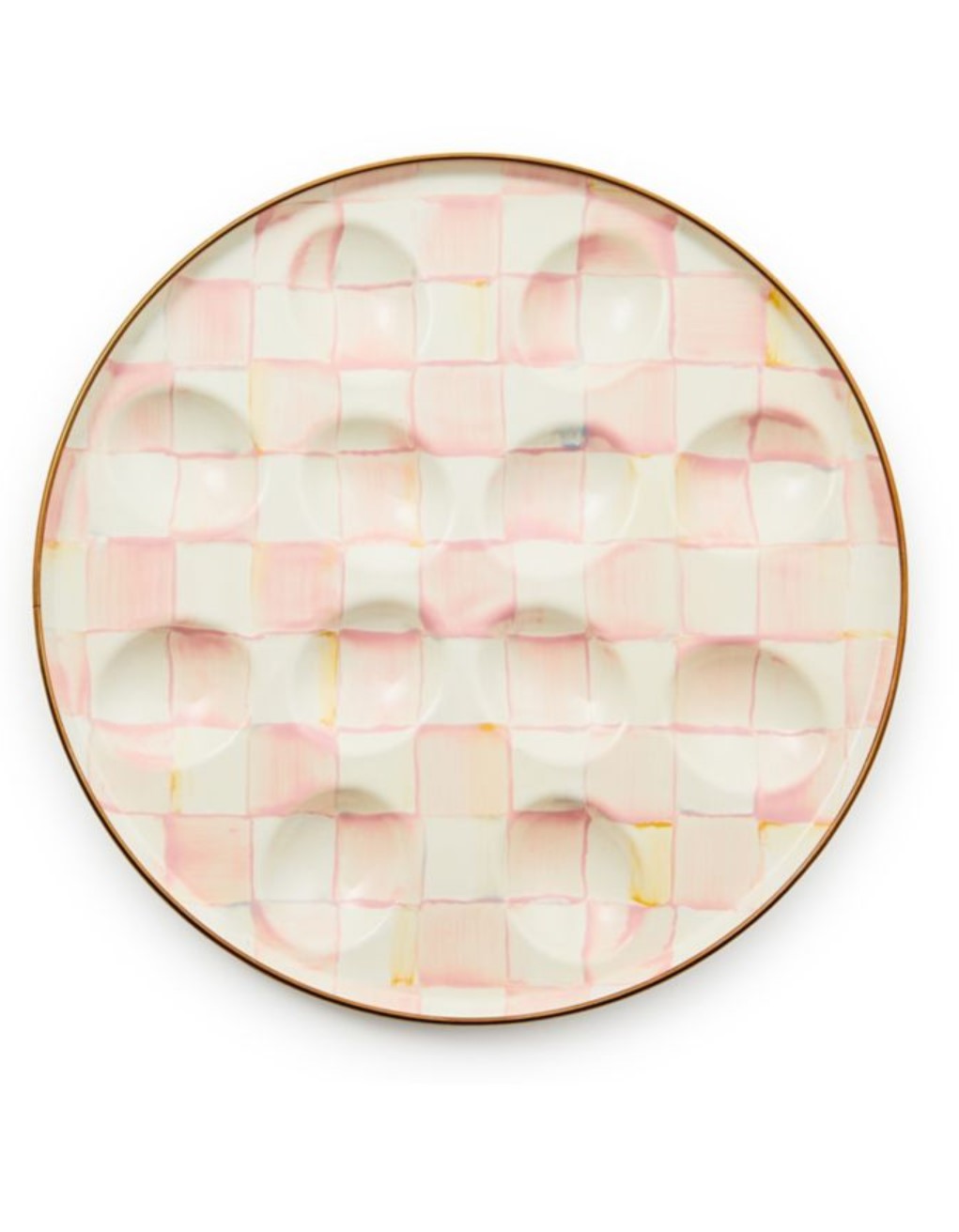 Rosy Check Egg Plate