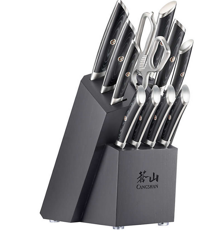 Cangshan Kuro 12pc Knife Block Set