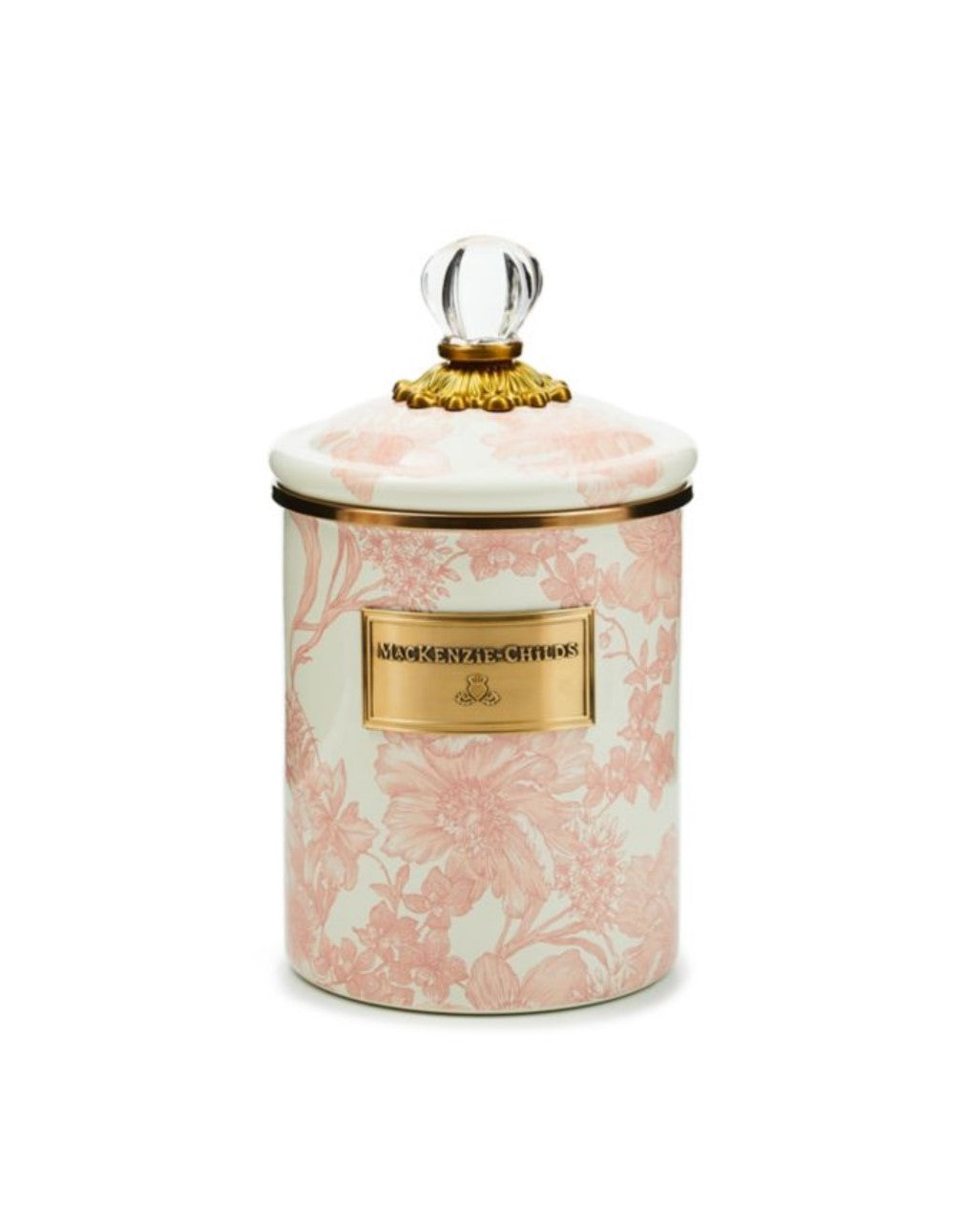 Rosy English Garden Medium Canister