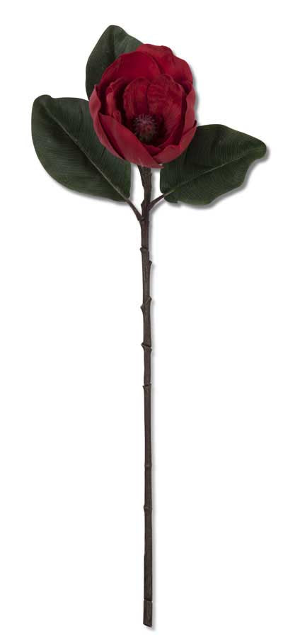 Magnolia Stem 30 inch Red