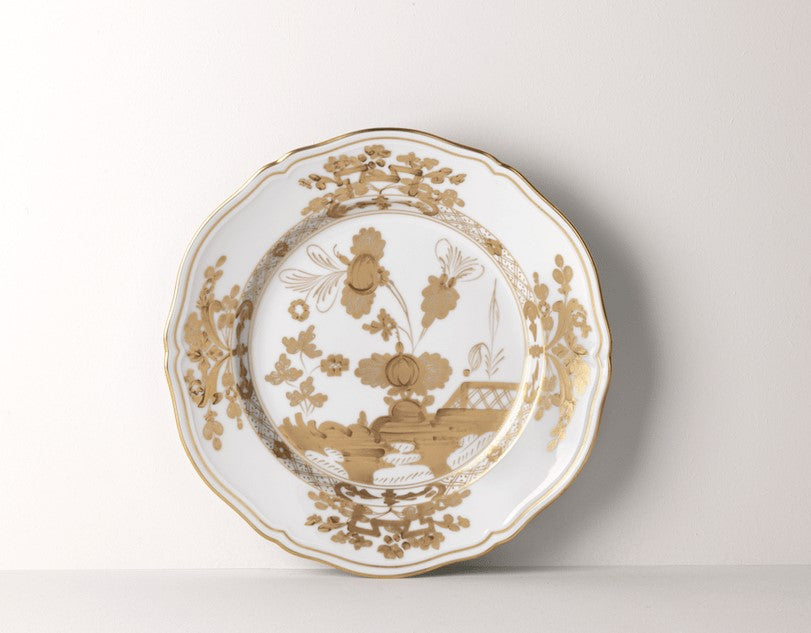 Ginori Flat Dinner Plate Oriente Italiano Aurum