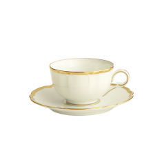 Colette Gold Tea Cup/Saucer