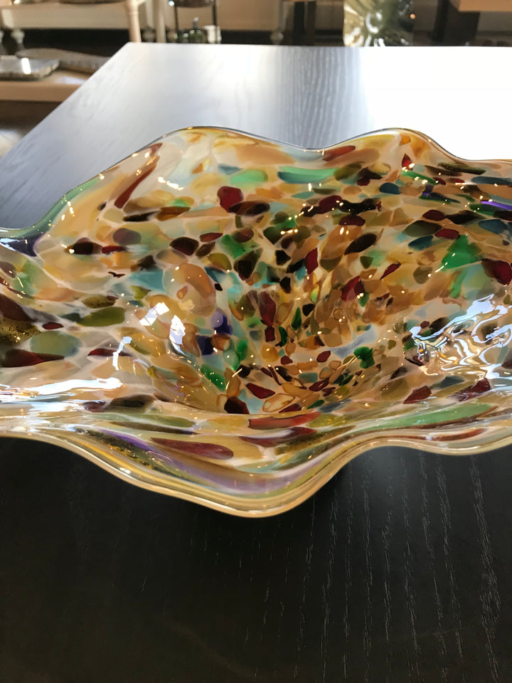 James Hayes Wavy Pedestal Bowl