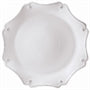 Berry & Thread Dessert Plate Scallop Whitewash