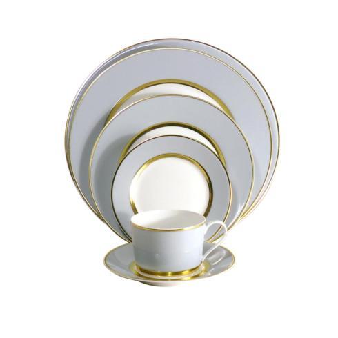 Mak Grey Coffee Saucer Gold