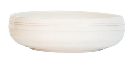 Bilbao Serving Bowl 12 in - Whitewash