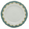 Fish Scale Bread and Butter Plate Turquoise