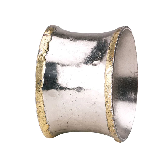 Concave Metallic Napkin Ring