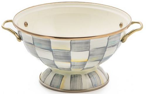 Sterling Check Enamel Almost Everything Bowl