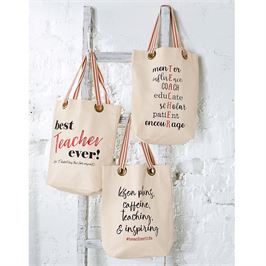 Grommeted Teacher Tote - Teacher Life