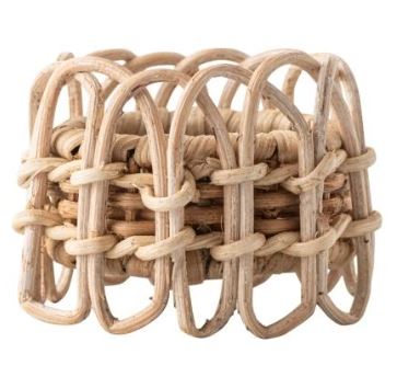 Provence Rattan Whitewash Napkin Ring