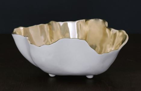 Thanni Soho Onyx Large Bowl- White