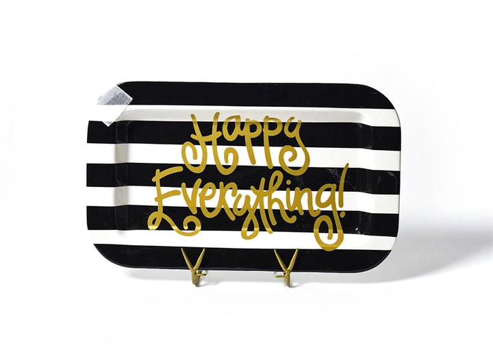 Black Stripe Mini Rectangle Platter