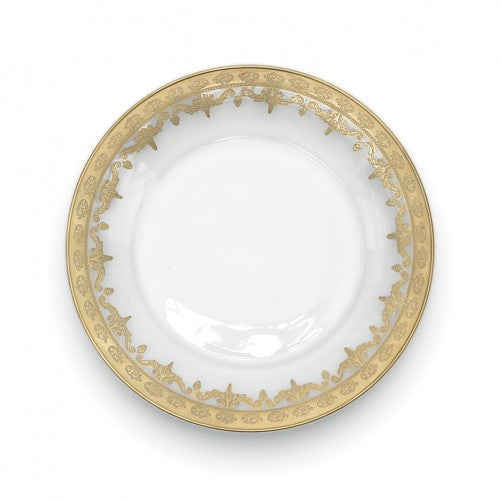 Vetro Gold Salad Dessert Plate