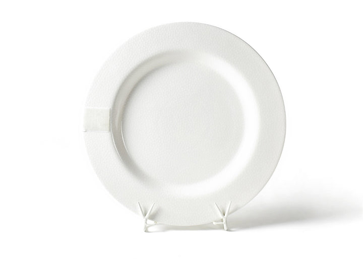 White Small Dot Big Round Platter