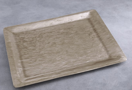 Sierra Modern Strie Large Tray Gold