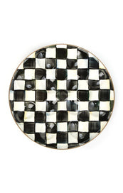 Courtly Check Enamel Egg Plate