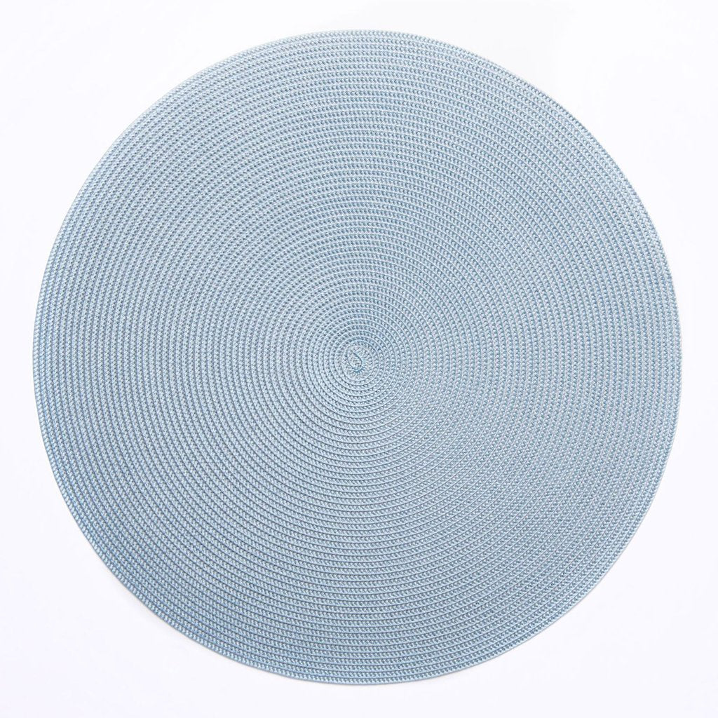 Round 2 Tone Placemat Silver Aqua