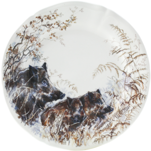 Sologne Dessert Plate Boar