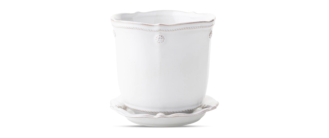 Berry & Thread Whitewash Planter 5.25"