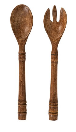 Bilbao Wood Salad Servers