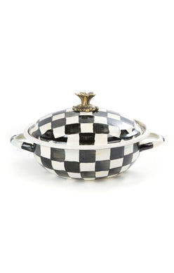 Courtly Check Enamel Casserbole Medium