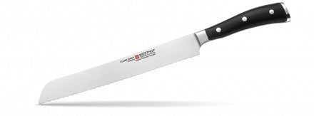 Classic Ikon Double Serrated Bread Knife 9"