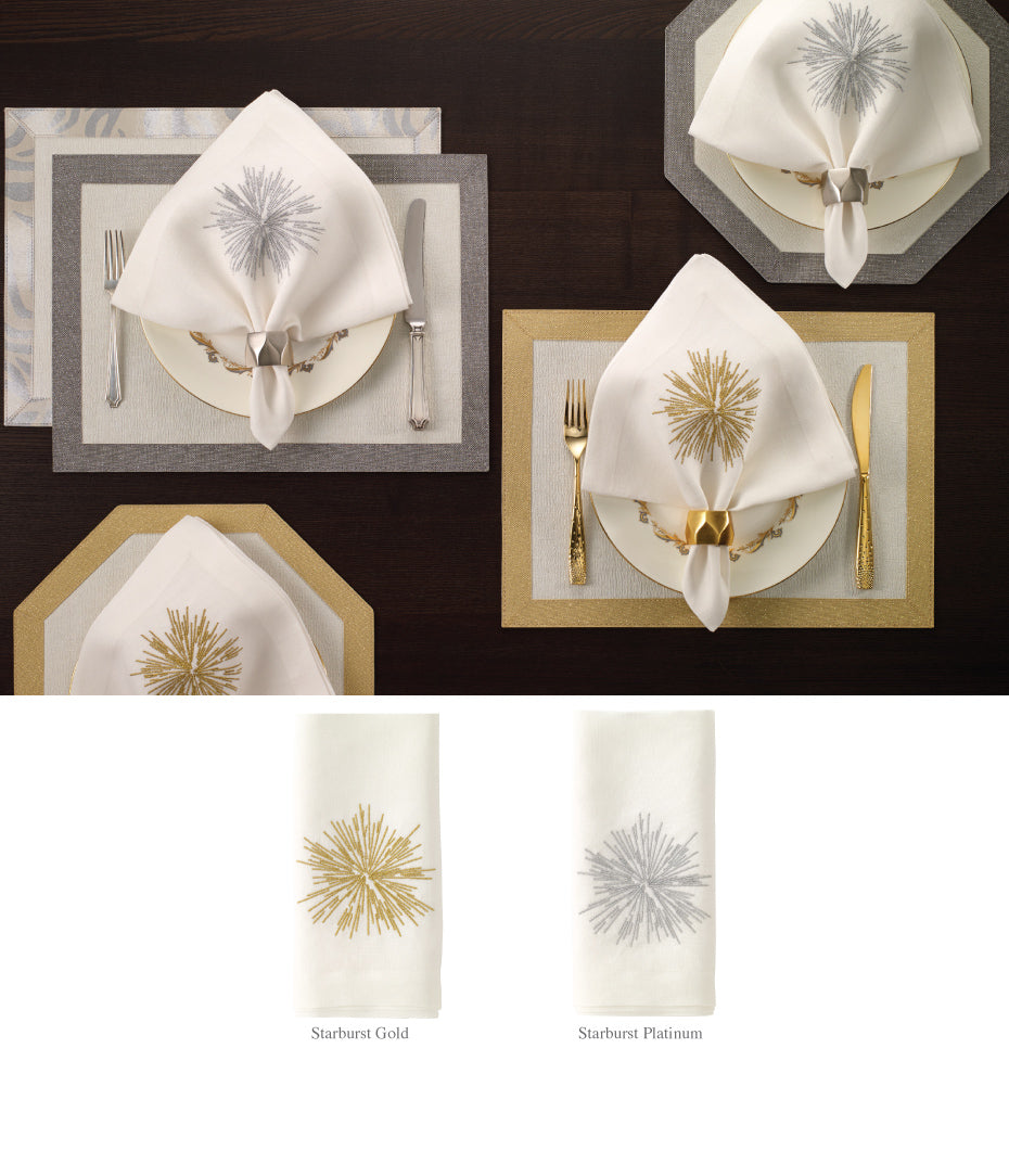 Starburst Napkin Gold