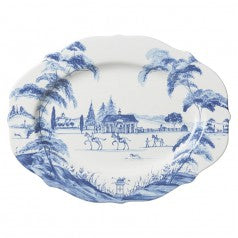 Country Estate Delft Blue 15" Serving Platter