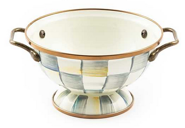 Sterling Check Enamel Simply Anything Bowl