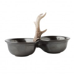 Forest Pewter 2 Bowl Server