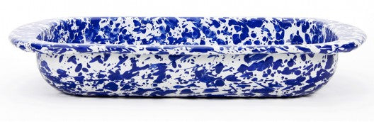 Baking Pan Cobalt Swirl