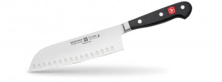 Classic Santoku Hollow Edge 7"