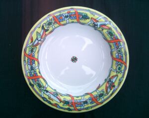 Bopla Original Deep Plate Lt Blue Guirlande