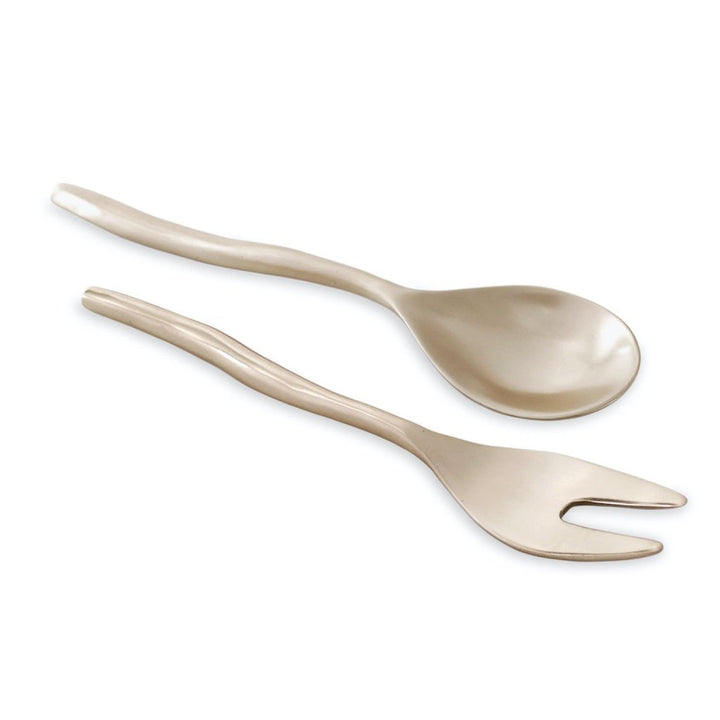 Sierra Modern Maia Salad Servers Gold