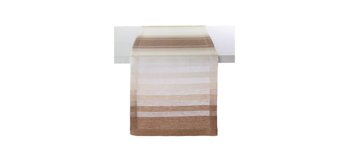 Gradient Stripe Runner 90 inch Beige