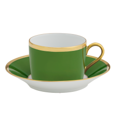 Arc En Ciel  Empire Green  Cup & Saucer